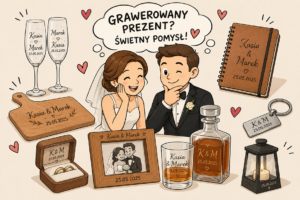 grawerowany prezent na slub